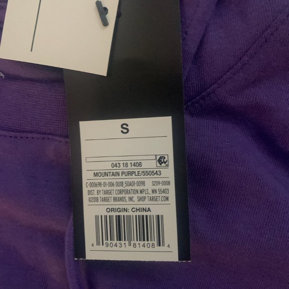 NWT ORIGINAL USE BOXY MOUNTAIN PURPLE LONG SLEEVE HOODED SHIRT SMALL - Picture 7 of 11